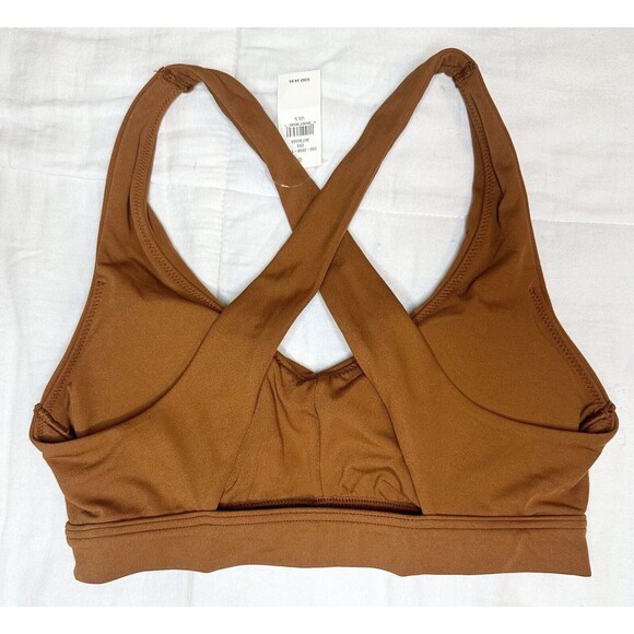 OFFLINE By Aerie Real Me Medium Support Padded Bra Burnt Orange SMALL NWT - Picture 2 of 8